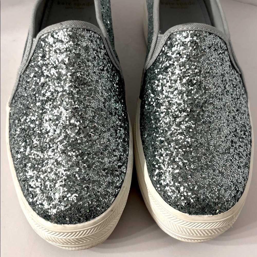 Keds Kate Spade Glitter Slip-On Sneakers - Picture 4 of 6